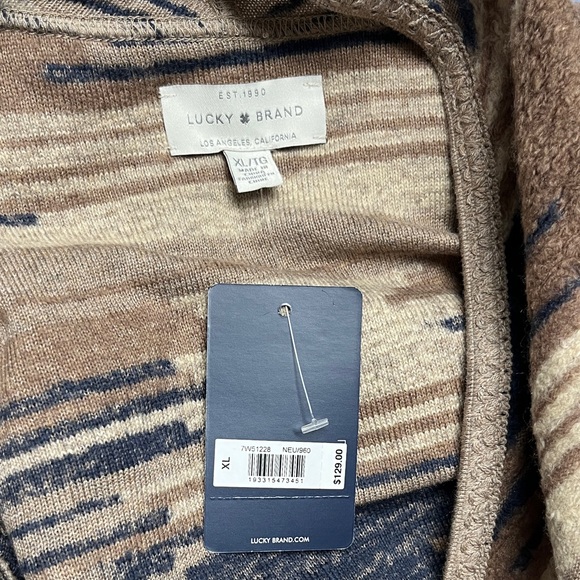 Striped Open Front Jacket - Picture 5 of 6